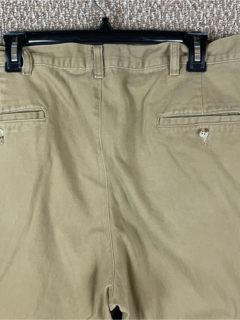 VTG Polo Ralph Lauren Pants Pleated Chino Pants Mens 34x27.5 Made In USA 90s 51